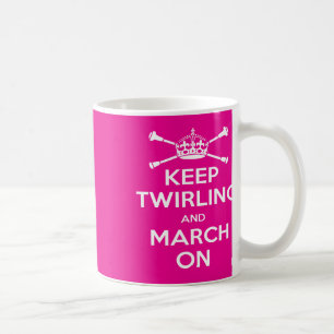Majorettes rose Conserver Twirling Mug