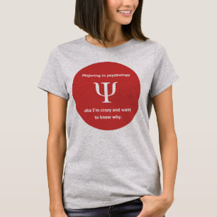 Majoring Psychologie im verrückten Freud-Spaßwit T-Shirt