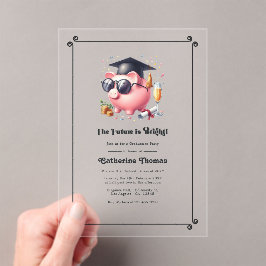 Majors Bright Future Graduate Acryleinladungen
