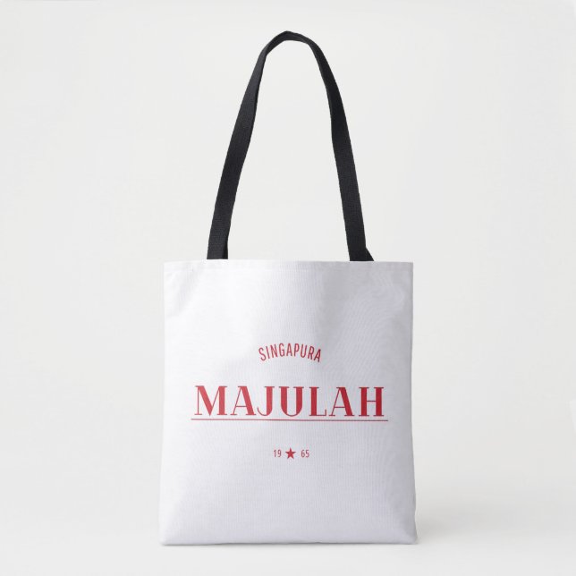 Majulah Singapura Feier  Tasche (Vorderseite)