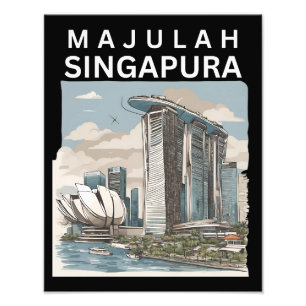 Majulah Singapura Fotodruck