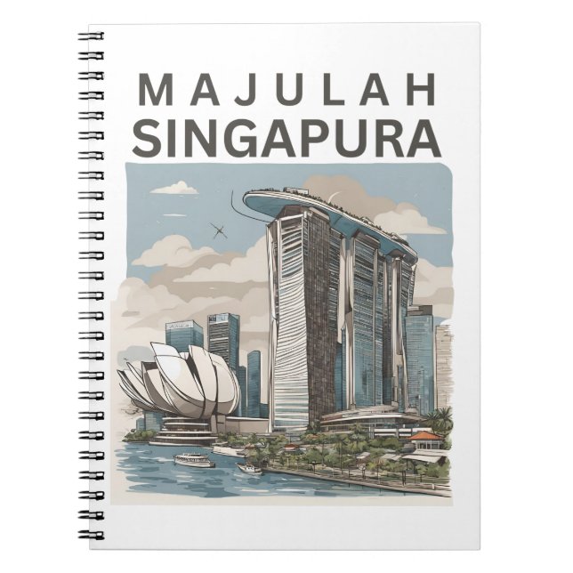 Majulah Singapura Notizblock (Vorderseite)