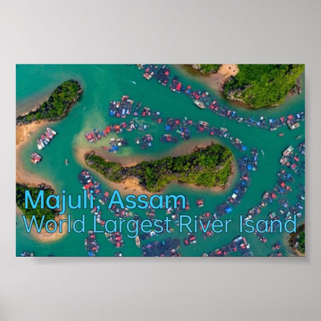 Majuli: Die größte Insel des Flusses Assam - Poster (Vorne)