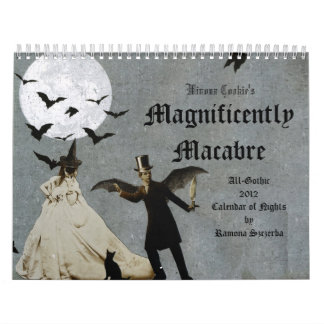 Makaberes gotisches Winona Plätzchens 2012 Kalender