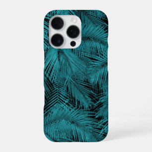 Makana Palms Hawaiian Teal Tropische Blätter  iPhone 16 Pro Hülle