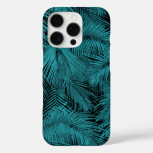 Makana Palms Hawaiian Teal Tropische Blätter iPhone 16 Pro Hülle