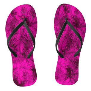 Makana Palms Hawaiian Tropical Blätter Flip Flops