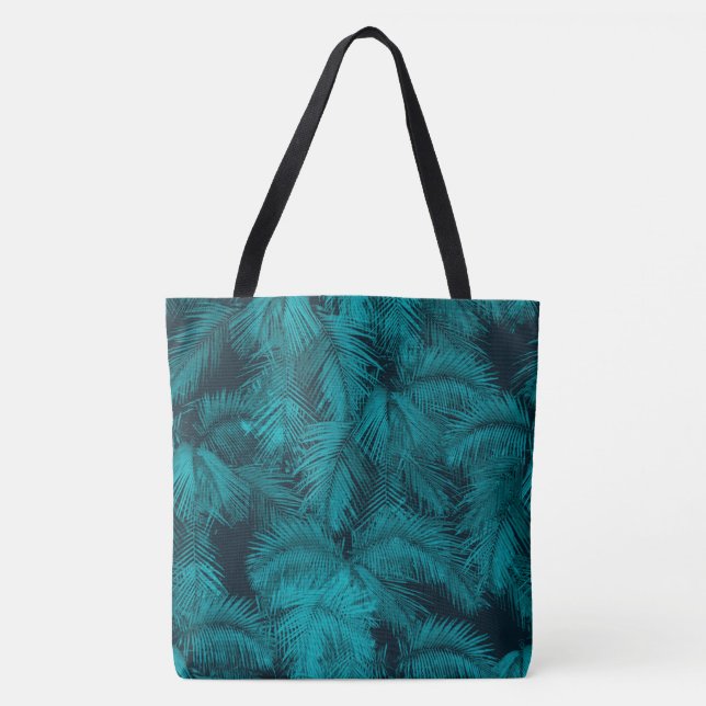 Makana Palms Hawaiian Tropical Feuilles Beach Sac (Devant)