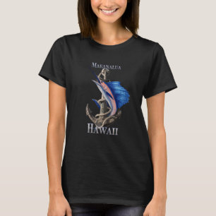 Makanalua Hawaii Schwertfisch Marlin Hochseefische T-Shirt