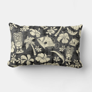 Makapuu Beach Hawaiian Batik Lumbar Pillows Lendenkissen