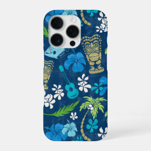 Makapuu Beach Hawaiian Batik Navy iPhone 16 Pro Hülle