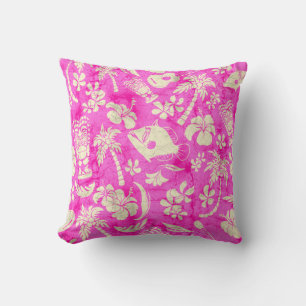 Makapuu Beach Hawaiian Batik Square Pillows Kissen