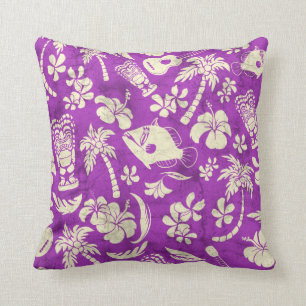 Makapuu Beach Hawaiian Batik Square Pillows Kissen