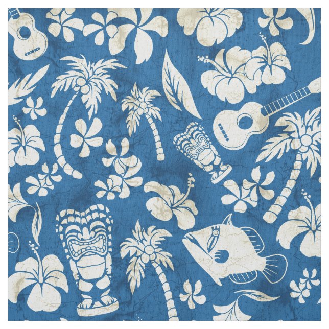 Makapuu Strand-Hawaiianer-Batik Stoff (Muster)