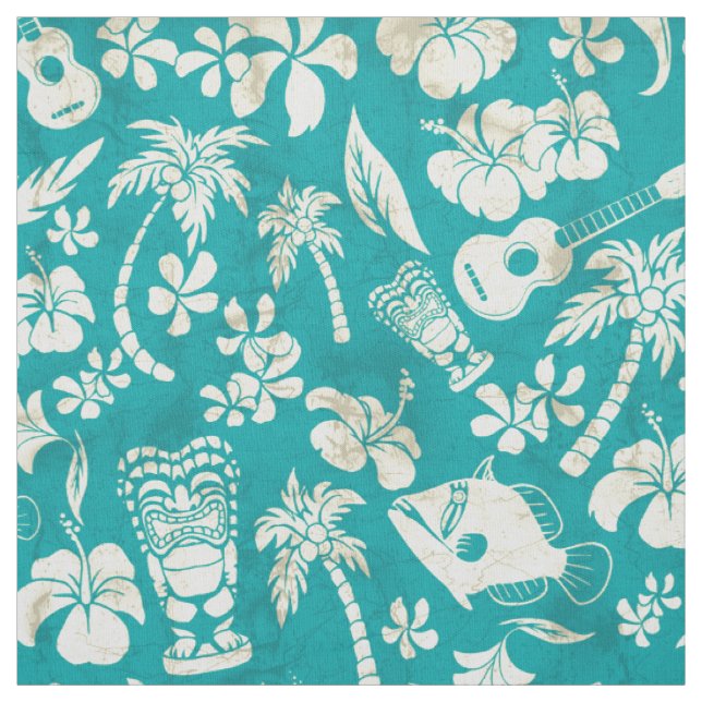 Makapuu Strand-Hawaiianer-Batik Stoff (Muster)
