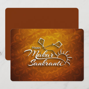 Makar Sankranti Feiertagskarte