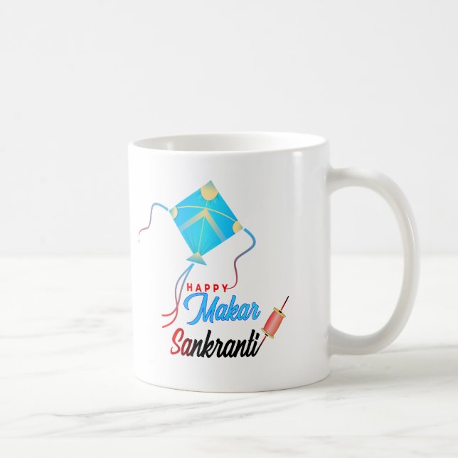Makar Sankranti Kaffeetasse (Rechts)