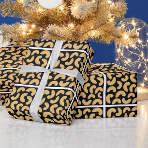 Makaroni Pasta Muster Geschenkpapier