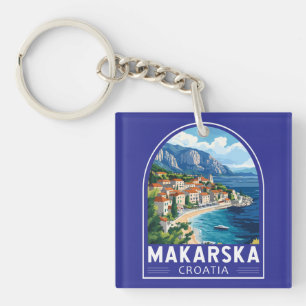Makarska Croatie Voyage Emblème d'Art