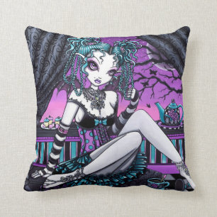 Makayla Couture-Tee-Party-gotisches feenhaftes Kissen