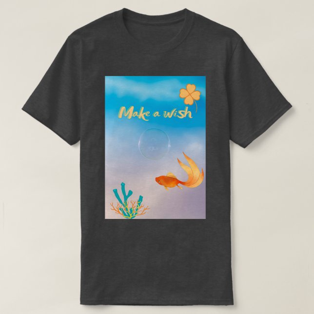 Make a wish T-Shirt (Design vorne)