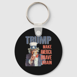Make America Brave Again Pro Trump Republikaner  Schlüsselanhänger