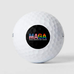 Make America Gay Again Gay Pride 2025 LGBTQ+  Golfball