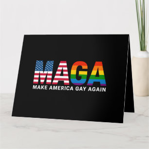 Make America Gay Again Gay Pride 2025 LGBTQ+  Karte