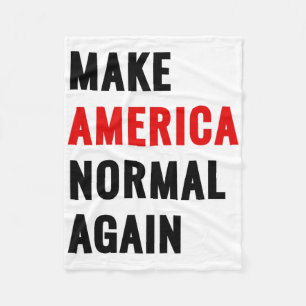 Make America Normal Again Fleecedecke