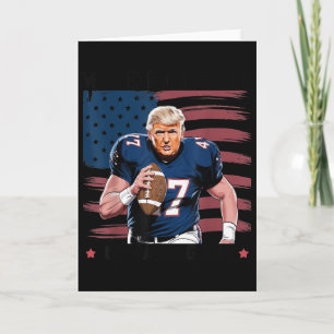Make American Football Great Again Trump USA-Flagg Karte