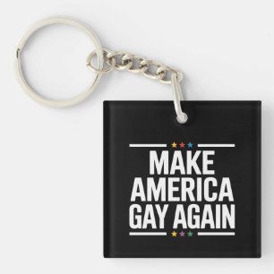 Make American Gay Again Lustiger Gay Pride Monat Schlüsselanhänger