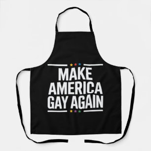 Make American Gay Again Lustiger Gay Pride Monat Schürze