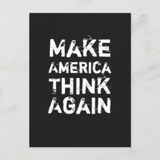 MAKE AMERIKA WIEDER AN DIE soziale Gerechtigkeit P Postkarte