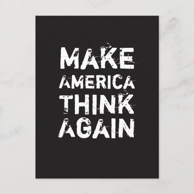 MAKE AMERIKA WIEDER AN DIE soziale Gerechtigkeit P Postkarte (Vorderseite)