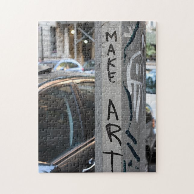 MAKE ART New York Graffiti Street Fotografie NYC (Vertikal)