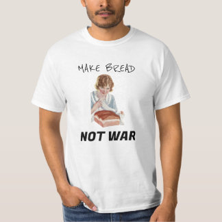 Make Bread Not War verringert Reichtum Kosten Retr T-Shirt
