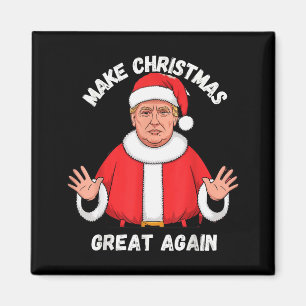 Make Christmas Great Again Lustiger Weihnachtsmann Magnet