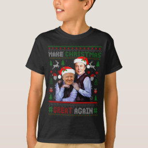 Make Christmas Great Again Lustiger Weihnachtsmann T-Shirt
