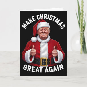 Make Christmas Great Again Xmas Lustig Trump Pyjam Karte