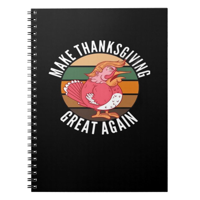 Make Erntedank Great Again Trumpkin - Hallowee Notizblock (Vorderseite)