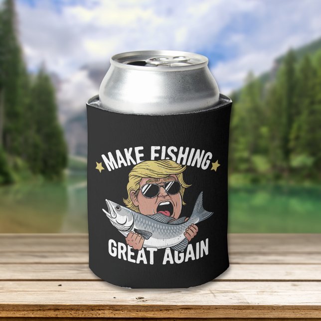 Make Fishing Great Again Trump Funny Fisherman Dosenkühler (Von Creator hochgeladen)