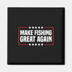 Make Fishing Great Again Trump Lustiger Angler Ang Magnet