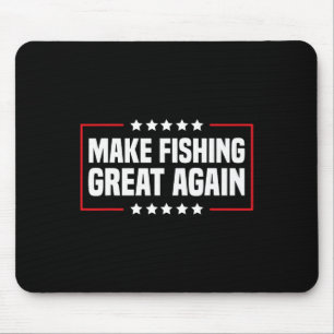Make Fishing Great Again Trump Lustiger Angler Ang Mousepad