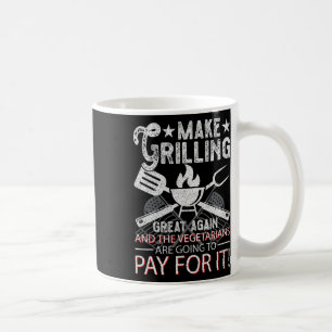 Make Grilling Great Again Trump Bbq Pit Master Gri Kaffeetasse