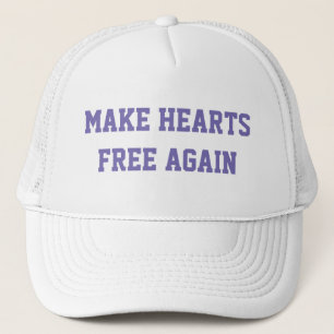 MAKE HEARTS FREI WIEDER LKW-Kappe - MAGA-Stil Truckerkappe
