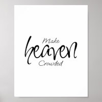 MAKE HEAVEN CROWD Minimalistisch