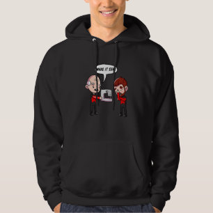 Make It Sew  Quilter liebt Nähmaschinen Hoodie