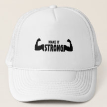 Make It Strong - Motivational Gym Casquette