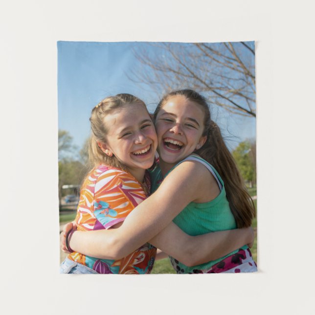 Make It Yours Custom Image Wall Tapestry Wandteppich (Vorderseite)
