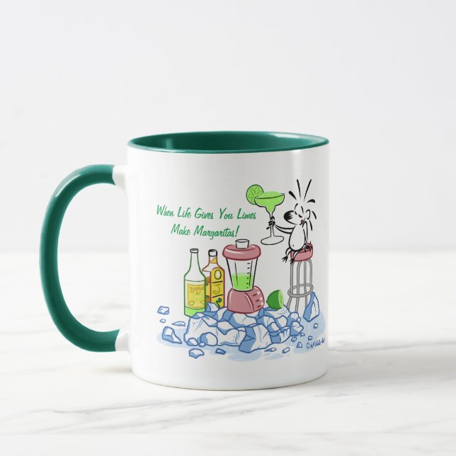 MAKE MARGARITAS von Jeff Willis Art Tasse (Links)